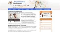 Desktop Screenshot of privatedetectives-nottingham.co.uk